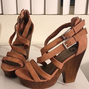 Guess platform heels
